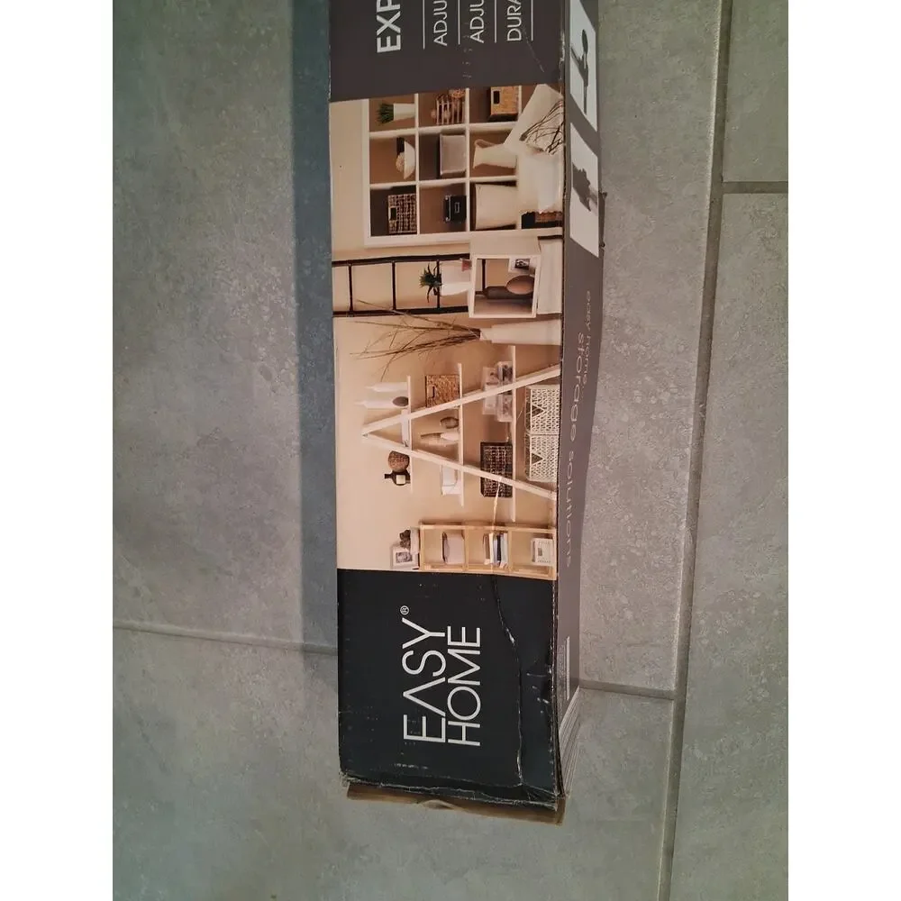 Easy Home Expandable Garment Rack Adjustable Height & Width Clothes Stand NIB